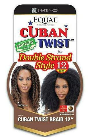 FREETRESS EQUAL (SHAKE-N-GO) CUBAN TWIST FOR DOUBLE STRAND 12"