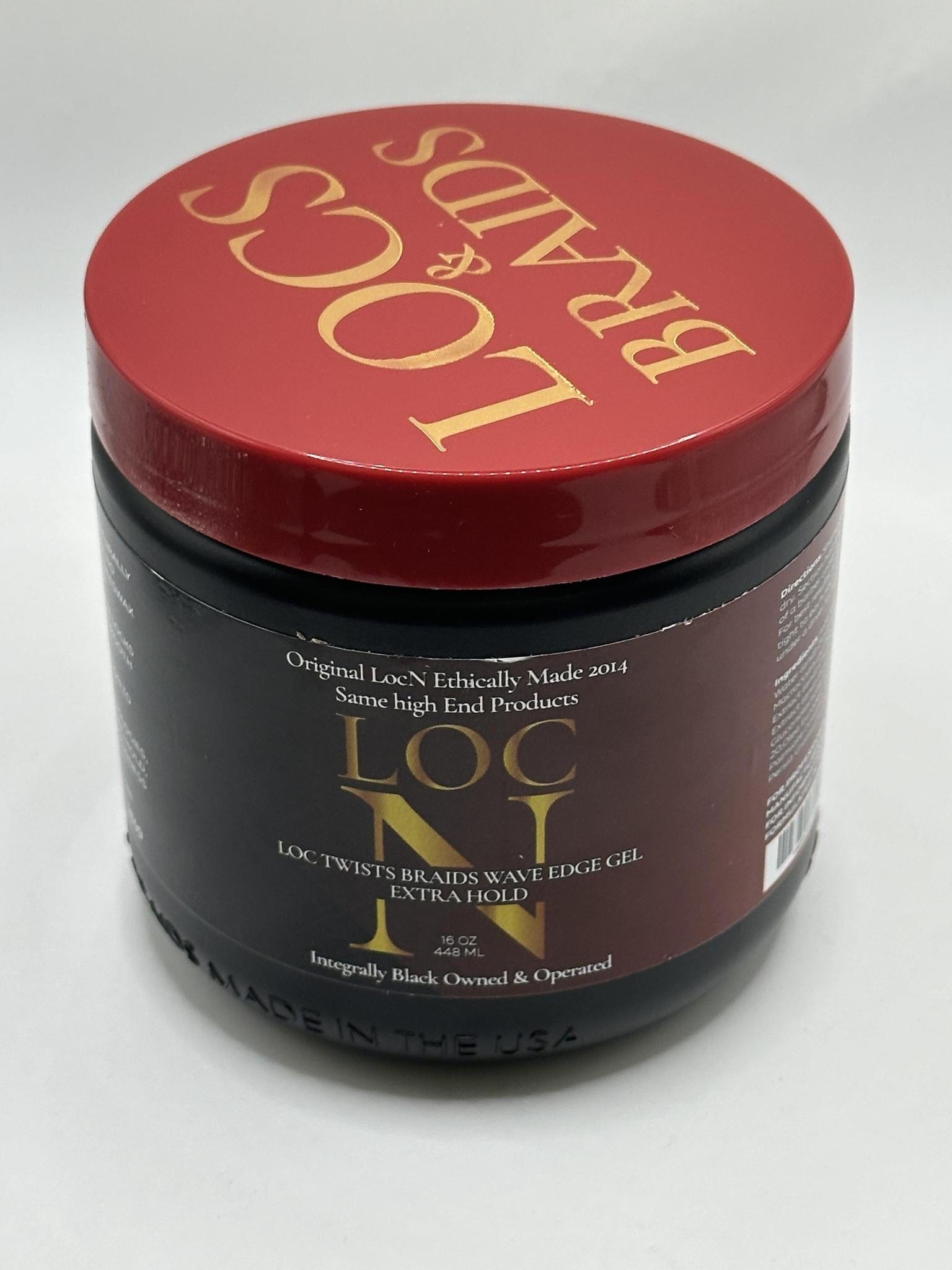 LOC N LOC TWISTS BRAIDS WAVE EDGE GEL EXTRA HOLD 16oz.