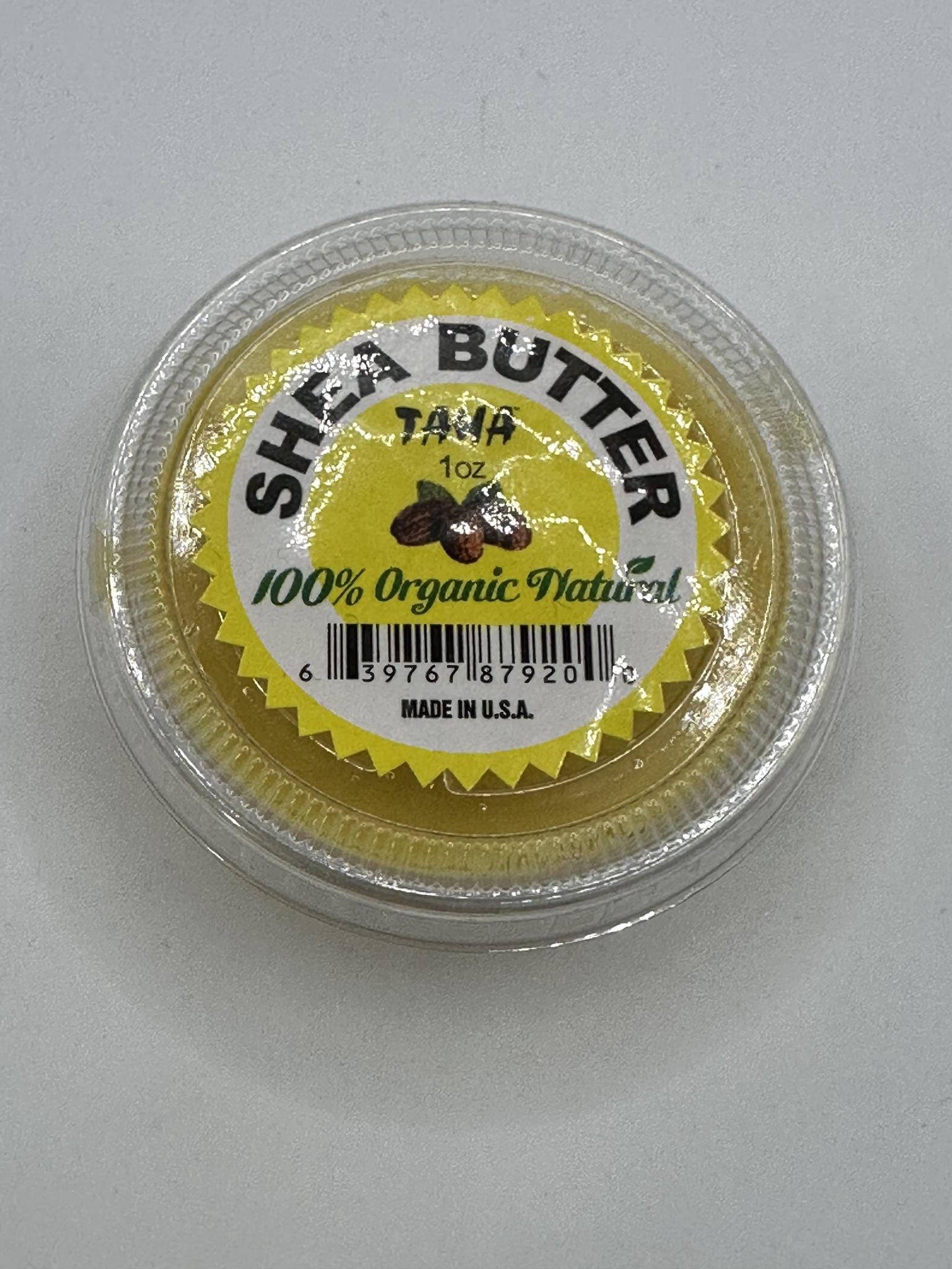 TAHA 100% ORGANIC NATURAL SHEA BUTTER MINI 1oz.
