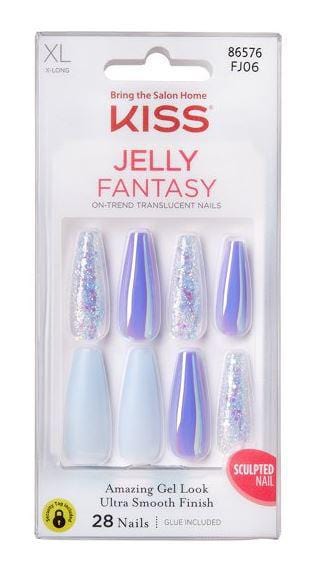 KISS JELLY FANTASY NAILS ORANGE JELLY #FJ51