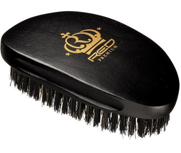 RED PREMIUM 360 POWER WAVE X BOW WOW PALM BOAR BRUSH BR23