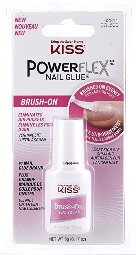 KISS POWERFLEX NAIL GLUE BRUSH-ON #BGL506