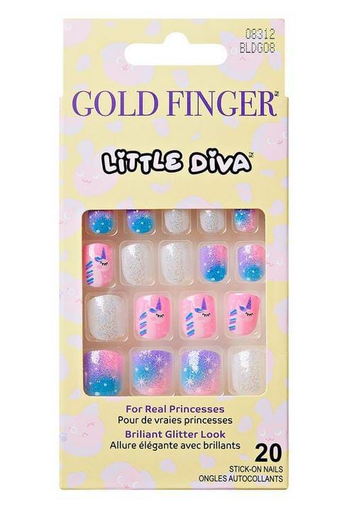 GOLDFINGER LITTLE DIVA NAILS- FANTASY DREAM BLDG08