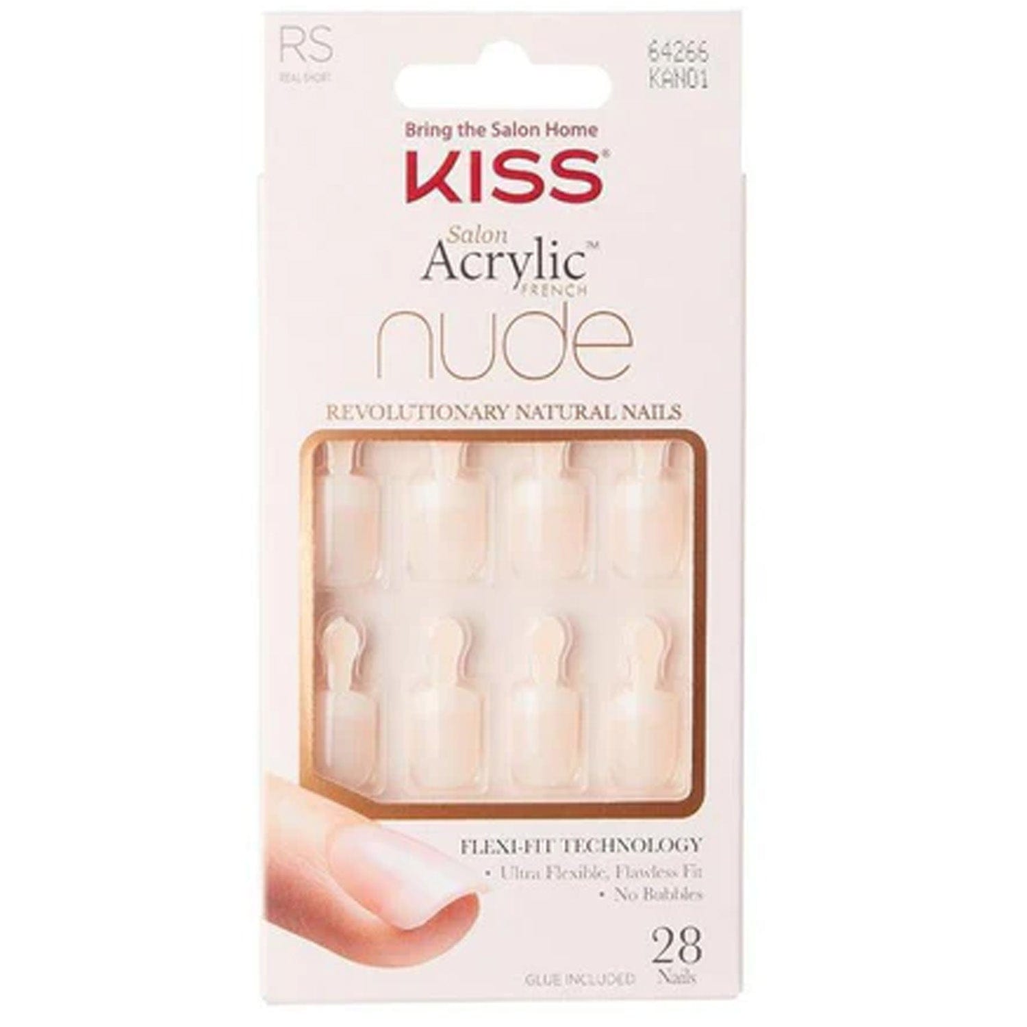 KISS SALON ACRYLIC FRENCH NUDE NAILS