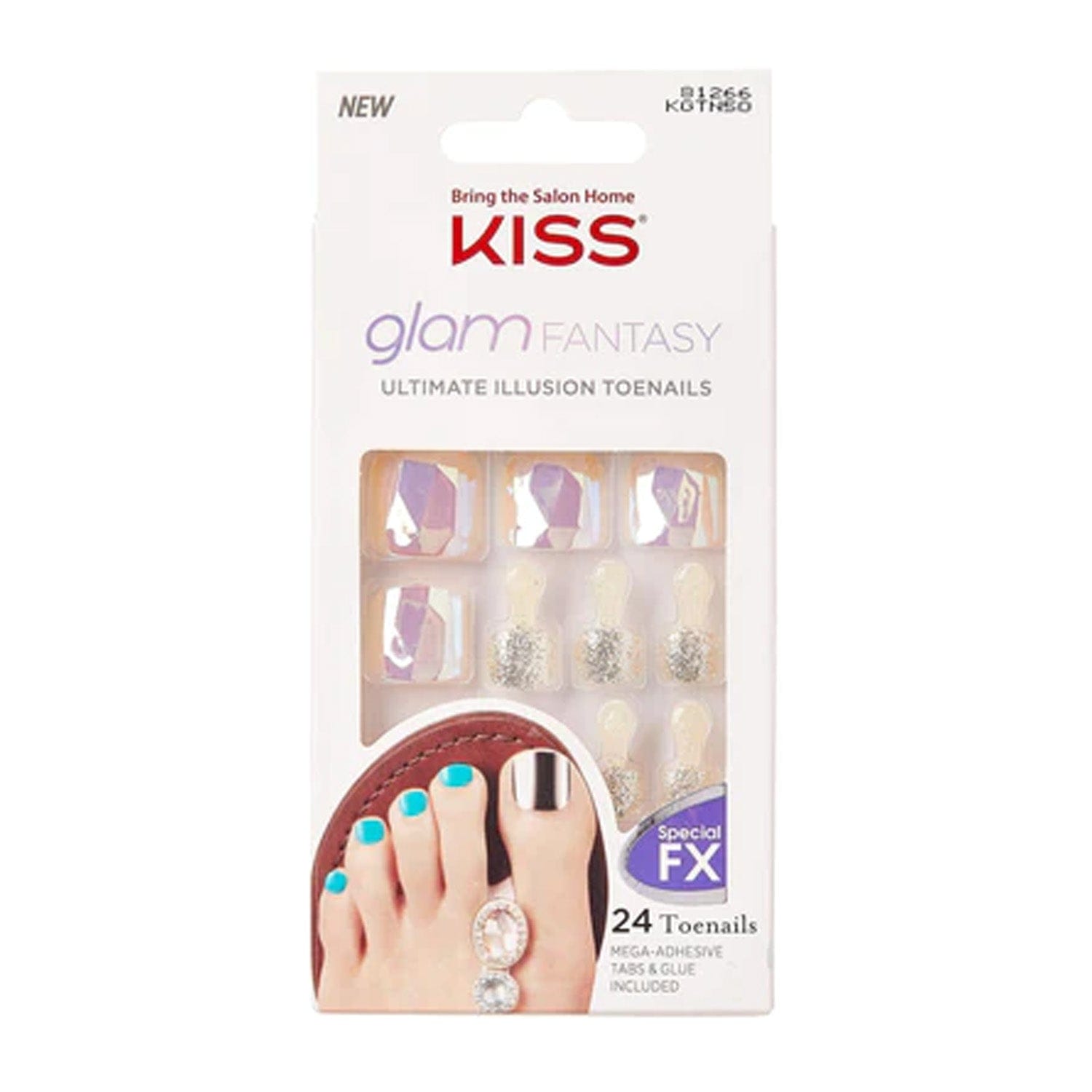 KISS GEL FANTASY TOENAILS #KGTN50