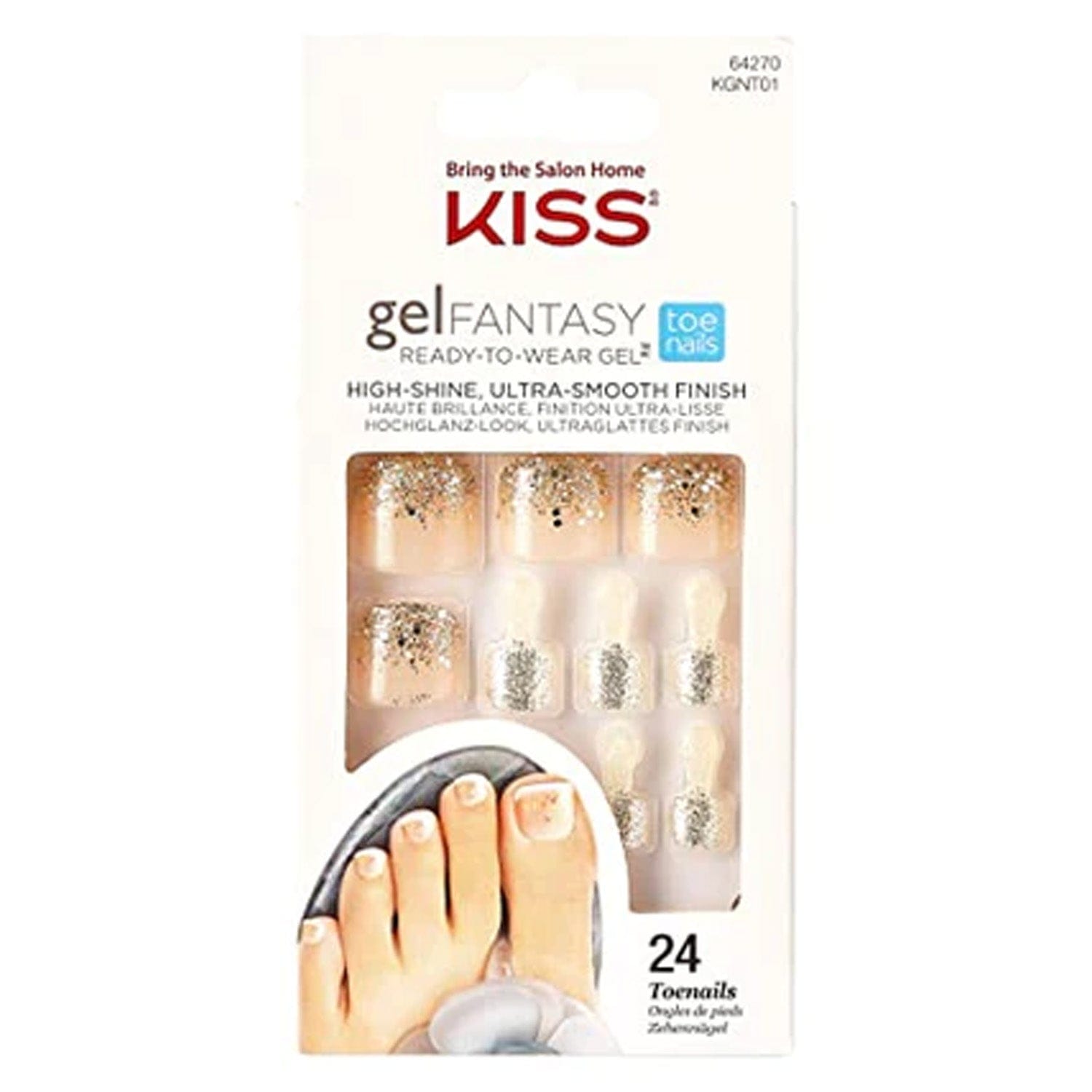 KISS GEL FANTASY TOENAILS #KGNT01C