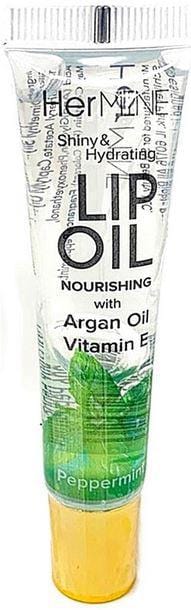 HERMINE SHINY & HYDRATING LIP OIL NOURISHING WITH ARGAN OIL & VITAMIN E