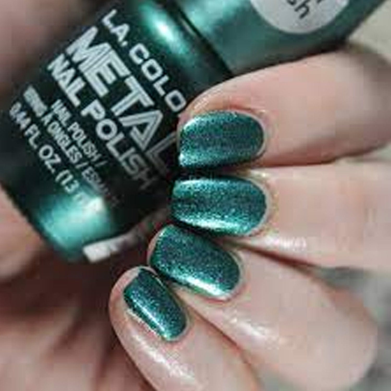 LA Colors Dark Metal Nail Polish Jaded