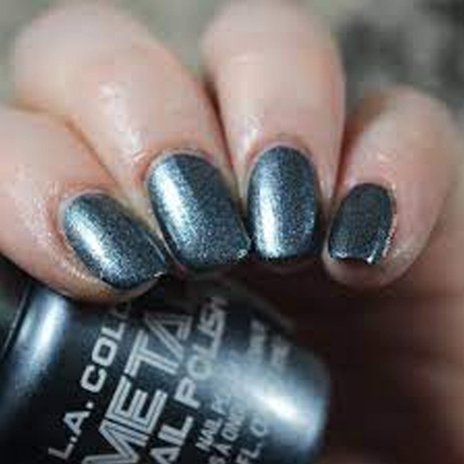 LA Colors Dark Metal Nail Polish Metallica