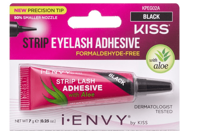 I-ENVY BLACK STRIP EYELASH ADHESIVE W/ALOE 0.25 oz.