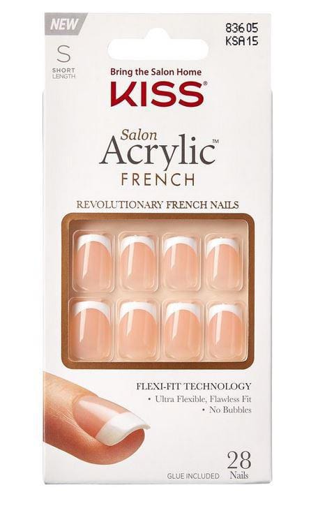 KISS SALON ACRYLIC FRENCH NAILS KSA15