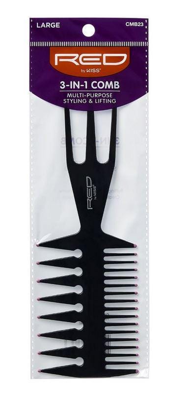 RED BY KISS 3-IN-1 LARGE COMB