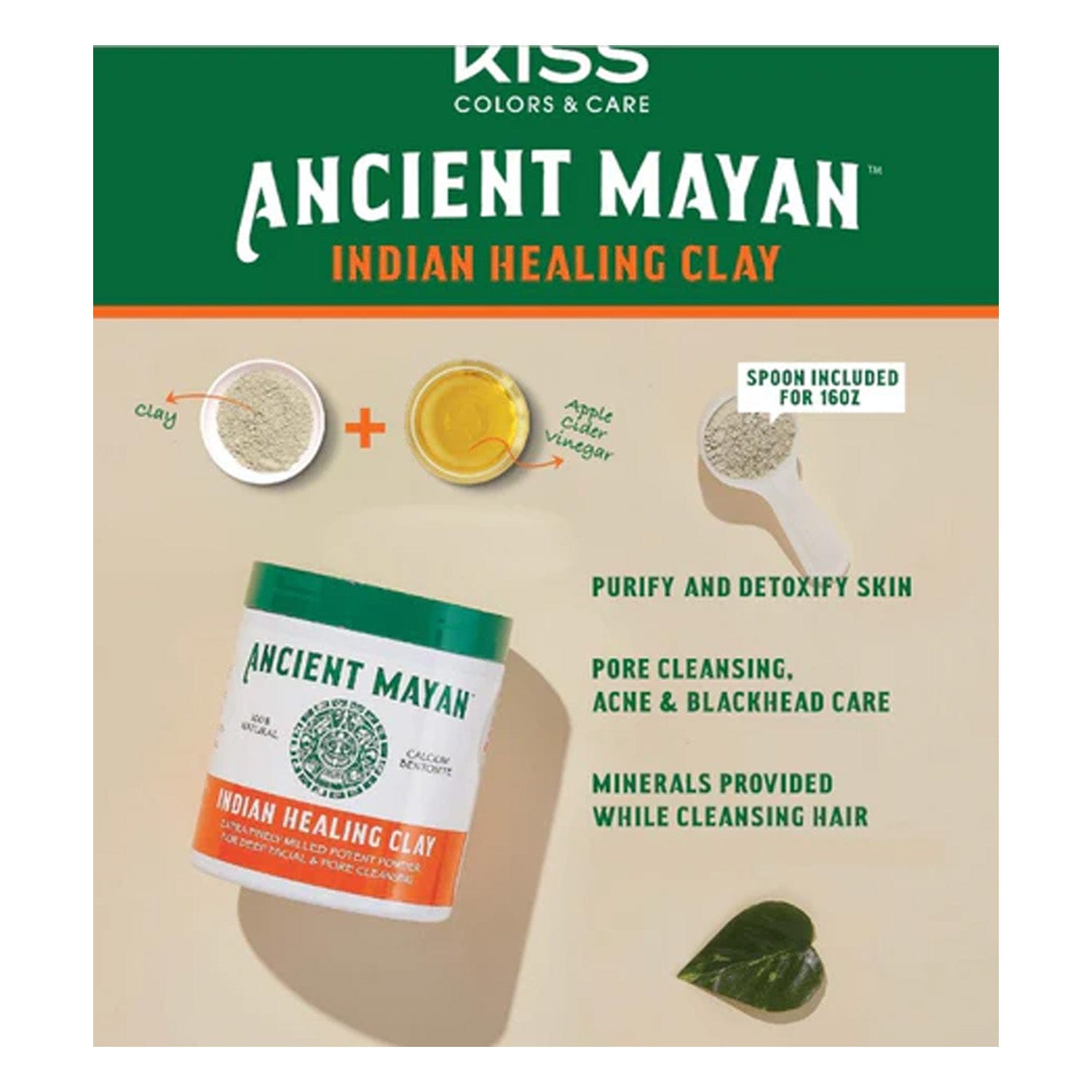 KISS ANCIENT MAYAN INDIAN HEALY CLAY 16OZ.