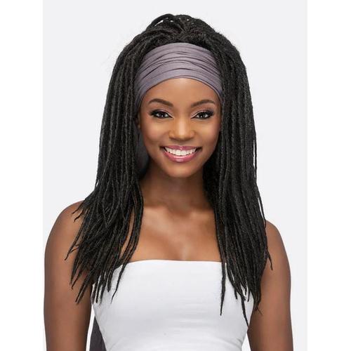 VIVICA A. FOX 23″ STRETCHED LOC BRAID WITH GRAY VERSATILE SCARF HWR-RORY