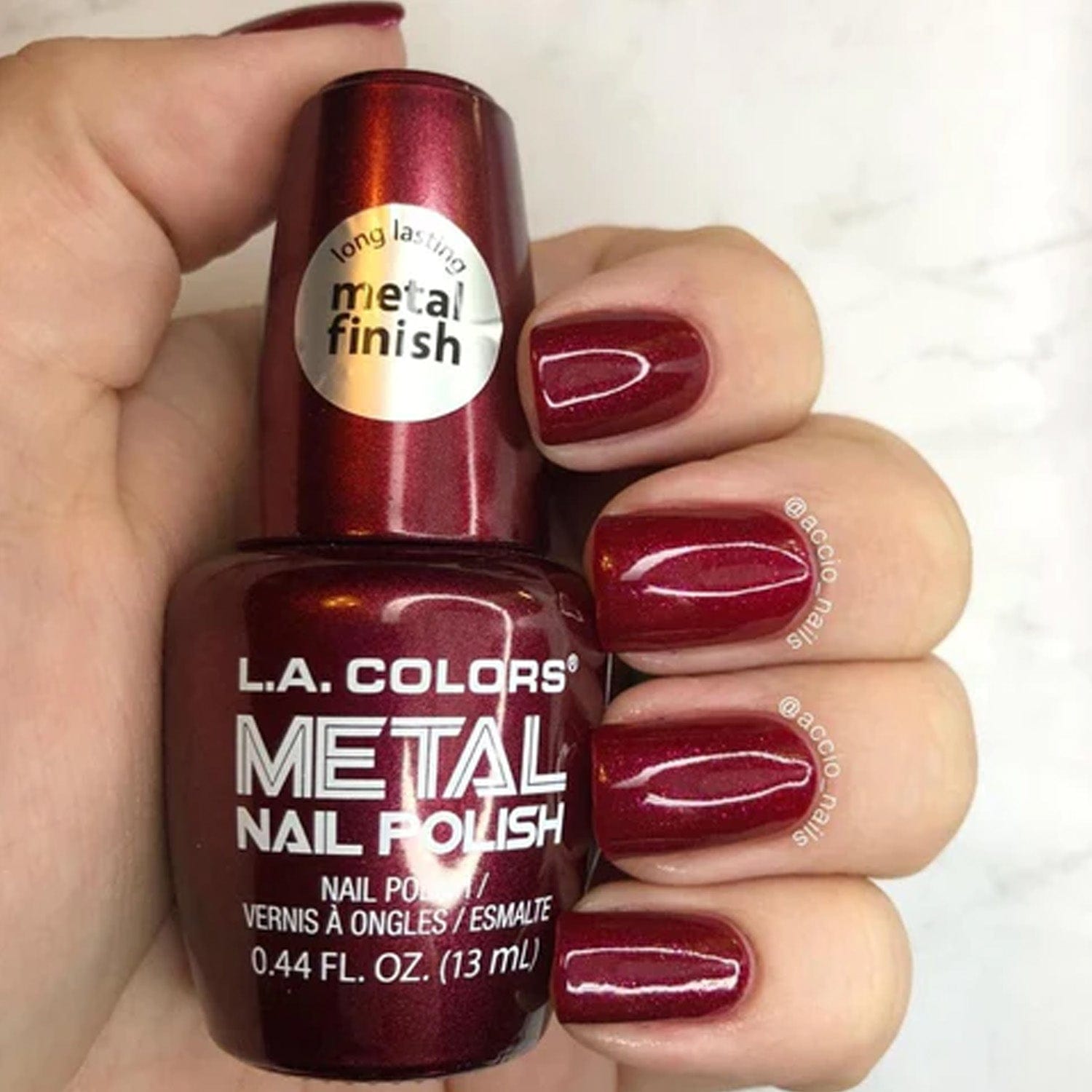 LA Colors Dark Metal Nail Polish Dynasty