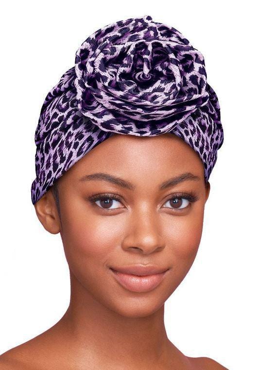 RED BY KISS PRE-TIED TOP KNOT TURBAN