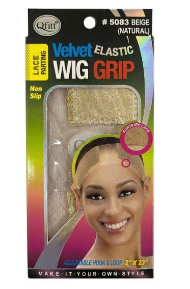 QFITT VELVET ELASTIC LACE PARTING WIG GRIP
