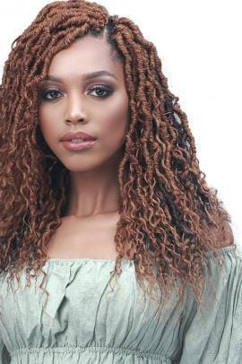 BOBBI BOSS CROCHET NU LOCS FRENCH DEEP BOHO STYLE 2X 14"