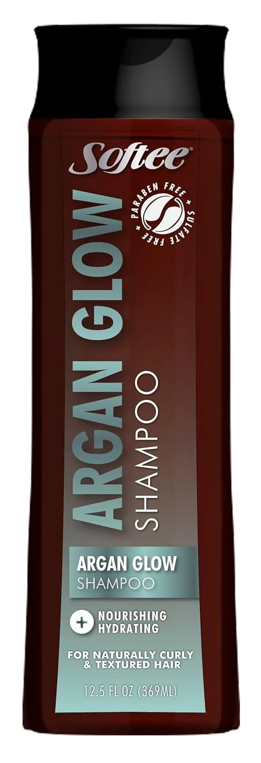 Softee Argan Glow Shampoo Hair - 12.5 Fl Oz