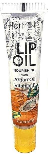 HERMINE SHINY & HYDRATING LIP OIL NOURISHING WITH ARGAN OIL & VITAMIN E