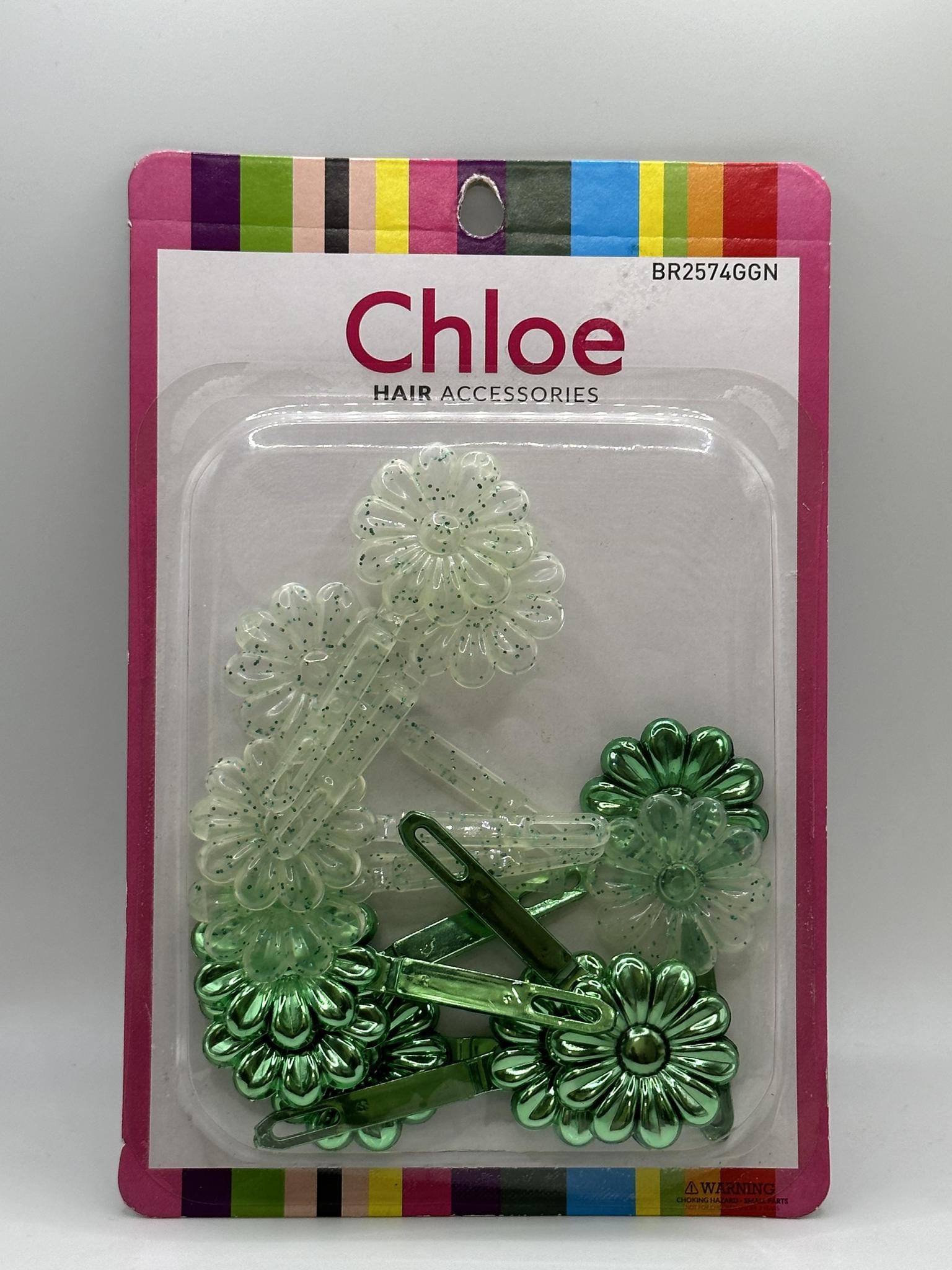 CHLOE BARRETTE DAISY BR2574GGN-GREEN