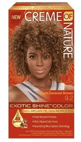 CREME OF NATURE EXOTIC COLOR 9.2 (LIGHT CARAMEL BROWN)