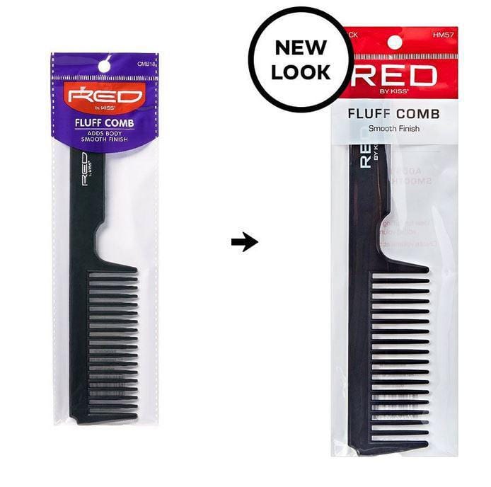 RED BY KISS FLUFF COMB HM57