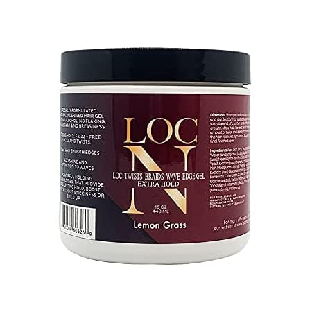 LOC N LOC TWISTS BRAIDS WAVE EDGE GEL EXTRA HOLD 16oz.