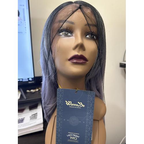 WANNA BE PREMIUM SYNTHETIC LACE FRONT WIG LACE-ONIX #TT1B/R3352