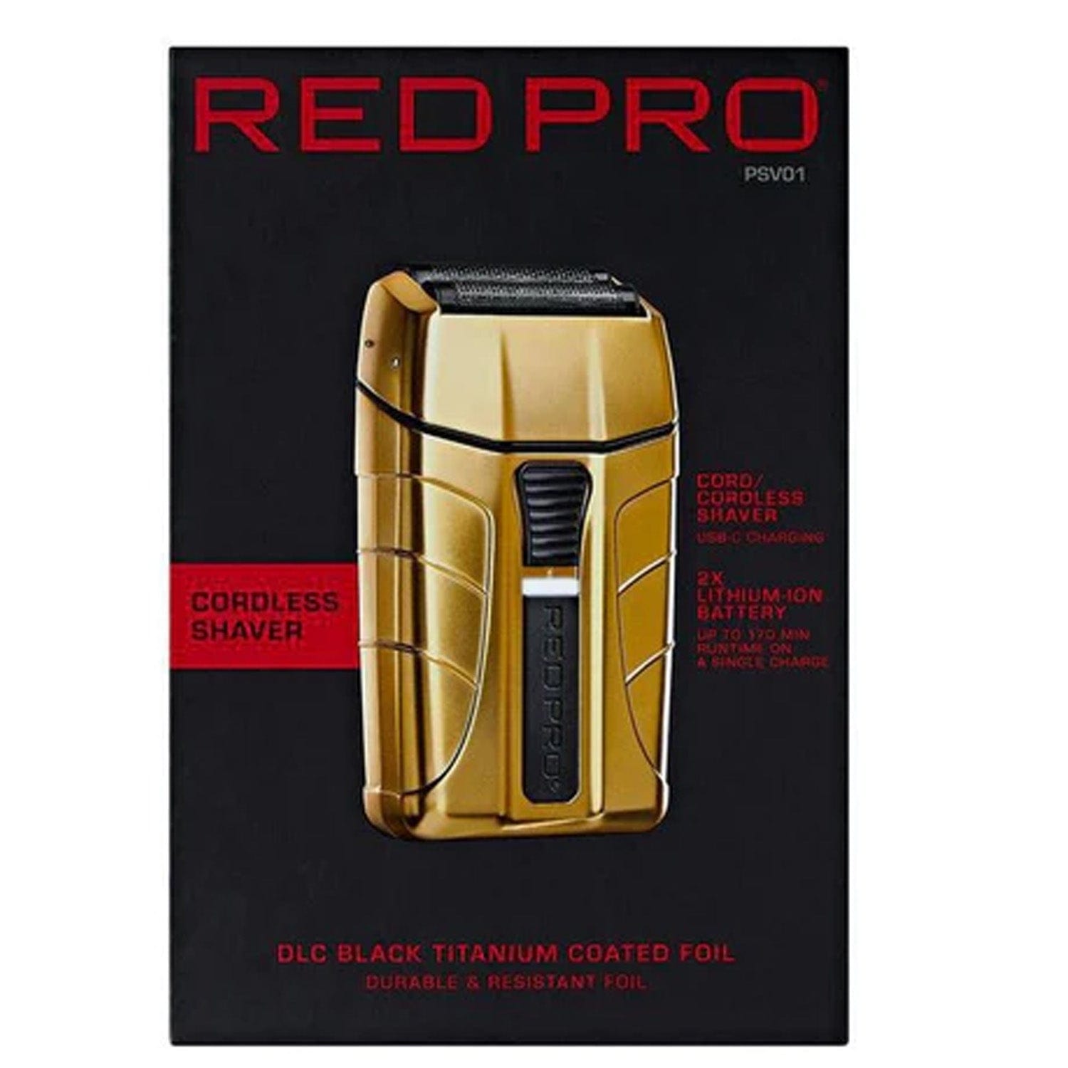 RED PRO CORDLESS SHAVER PSV01