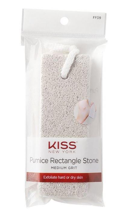 KISS NEW YORK PUMICE RETANGLE STONE MEDIUM GRIT FF09