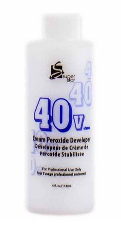 SUPER STAR 20, 30, 40, 50 VOLUME CREAM PEROXIDE DEVELOPER 4fl.oz.