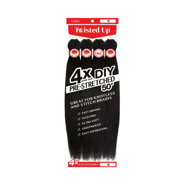 X-Pression Twisted Up 4X DIY Pre stretched Braid 50"