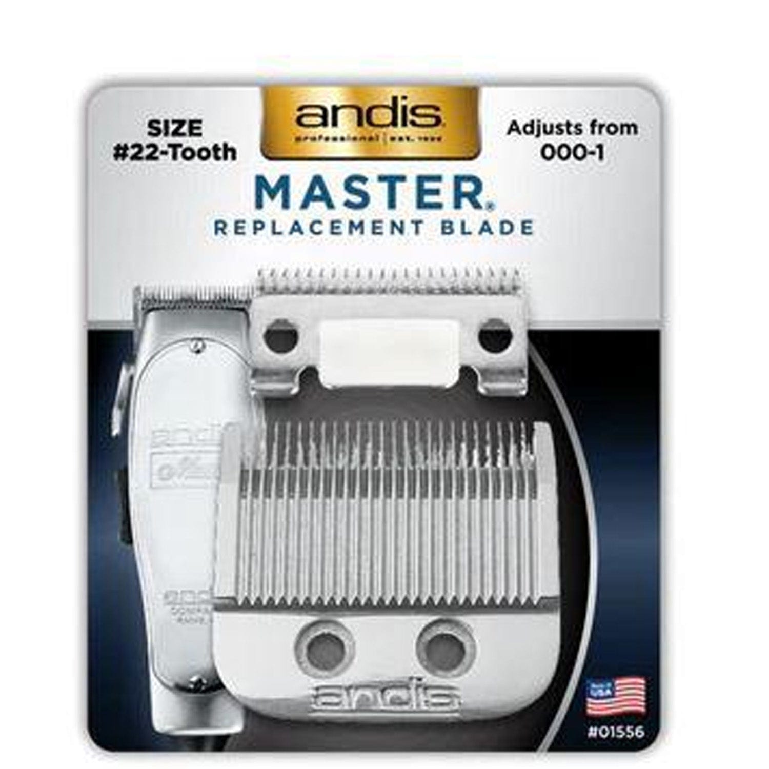 ANDIS Adjustable Blade Set #22 adjusts from Size 000 to Size 1