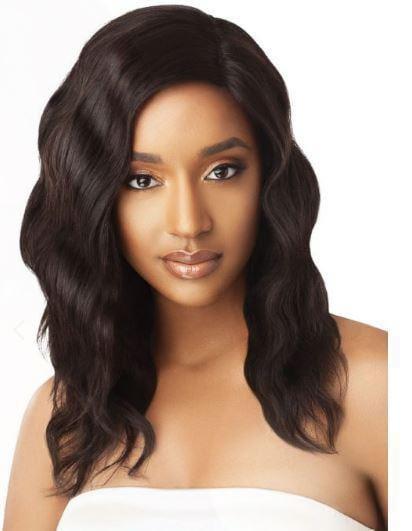 MY TRESSES GOLD LABEL HUMAN HAIR WIG NATURAL WAVE 20"- NATURAL BLACK
