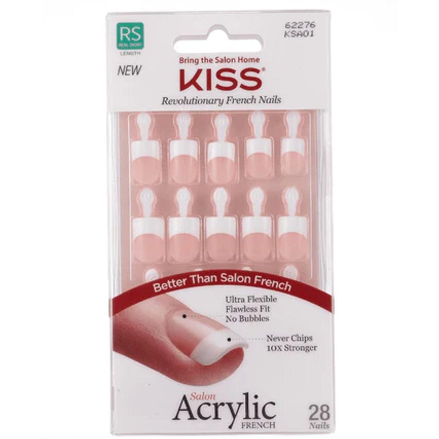 KISS SALON ACRYLIC FRENCH #KSA01