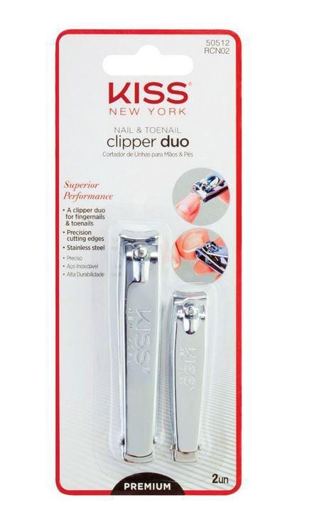 KISS NEW YORK NAIL & TOENAIL CLIPPER DUO PROFESSIONAL RCN02