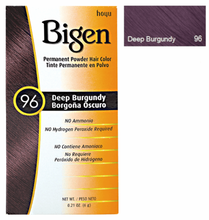 BIGEN HAIR COLOR 96 DEEP BURGNA