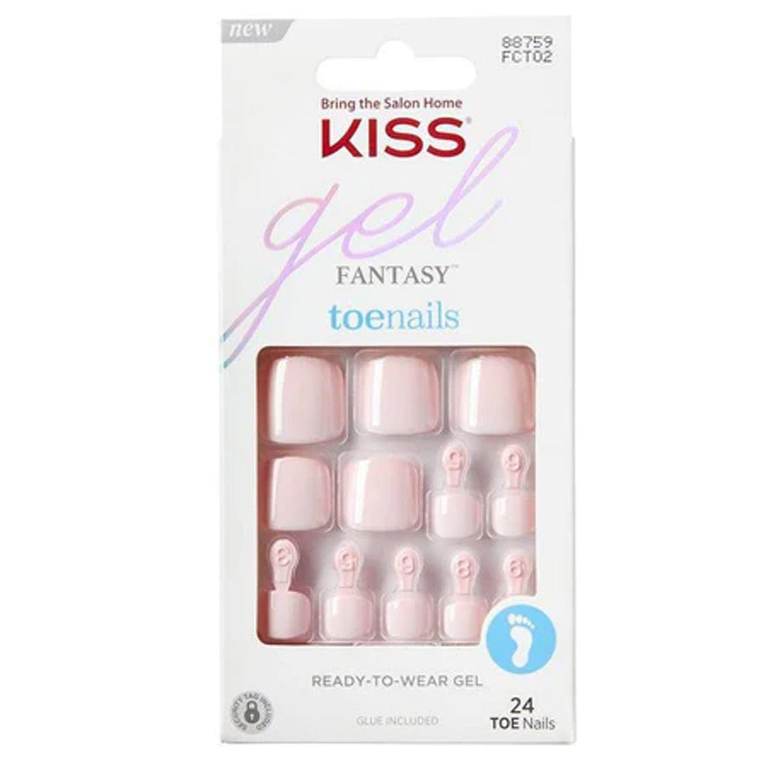 KISS GEL FANTASY TOENAILS