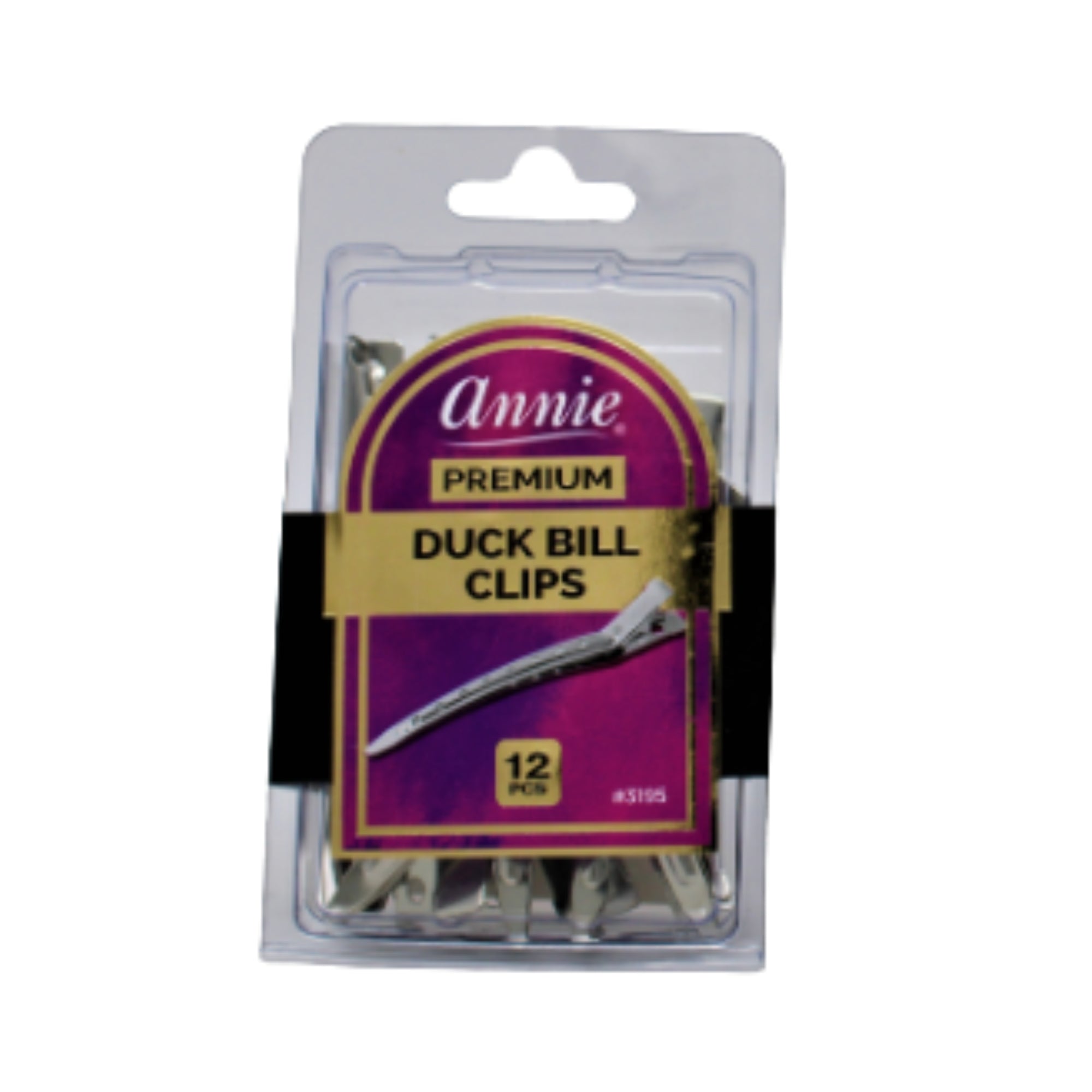 Annie Duck Bill Clip 12PC| Beauty Supply