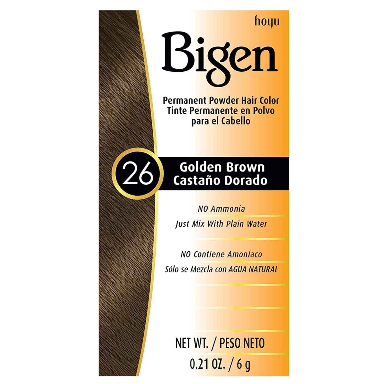 BIGEN HAIR COLOR 26 GLDN BROWN