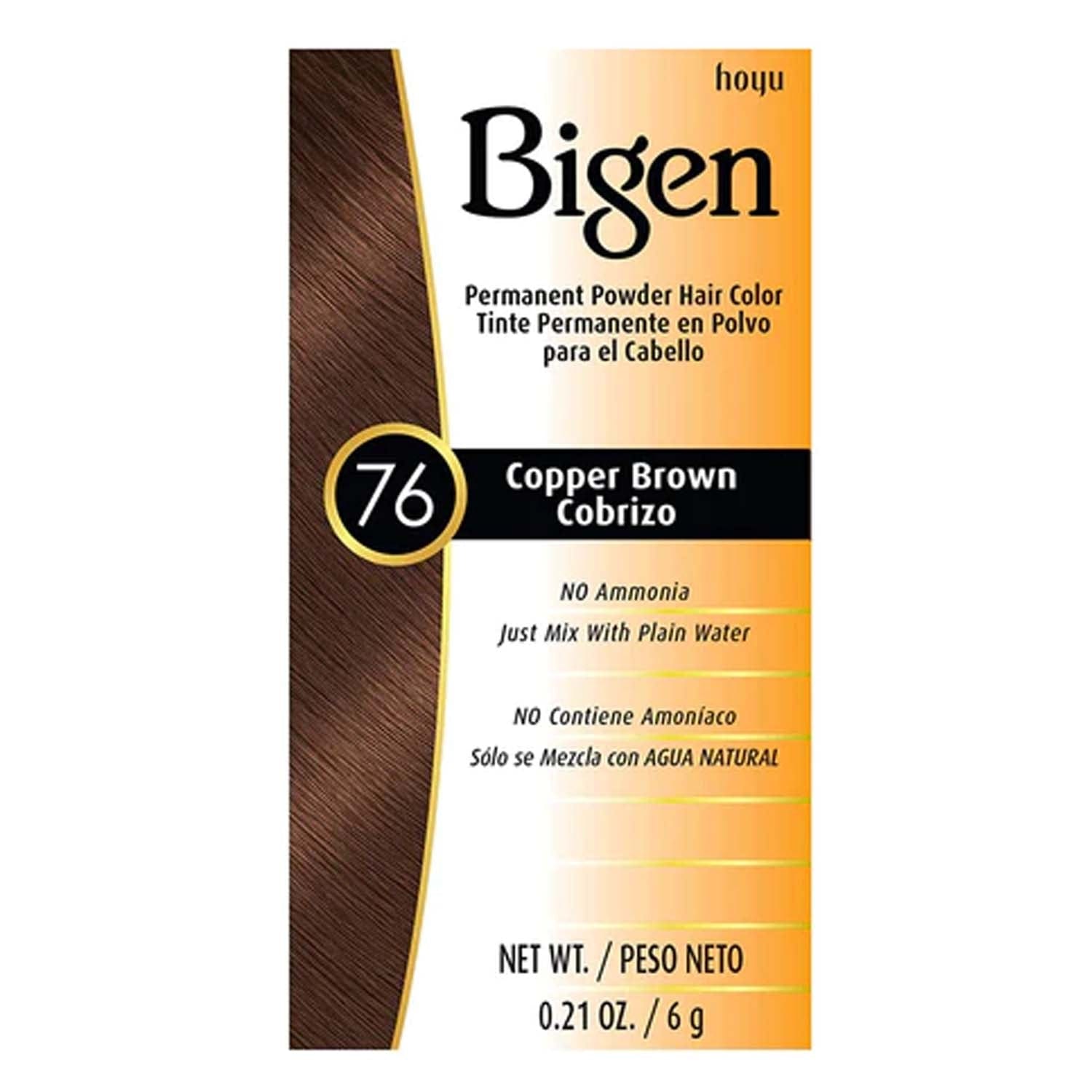 BIGEN HAIR COLOR 76 COPPER BRWN