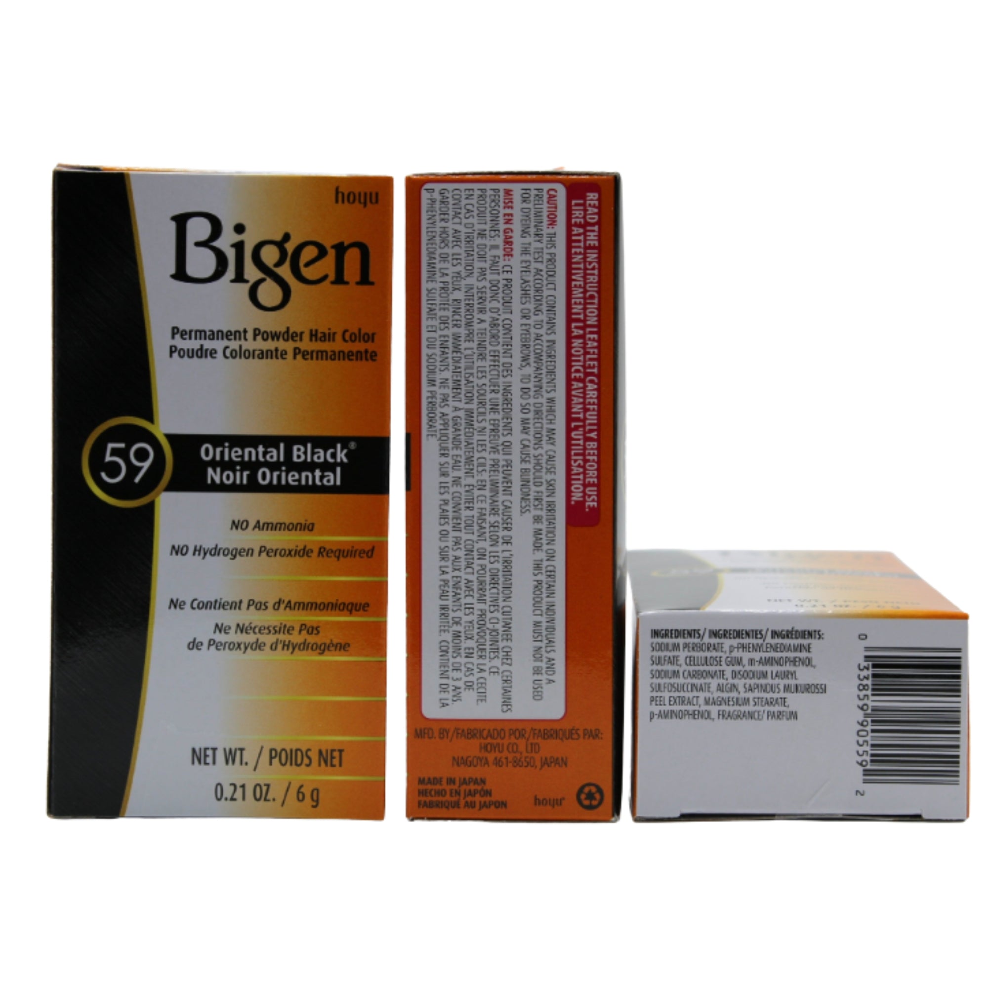 Bigen Hair Color 59 Oriental Black | Beauty Supply