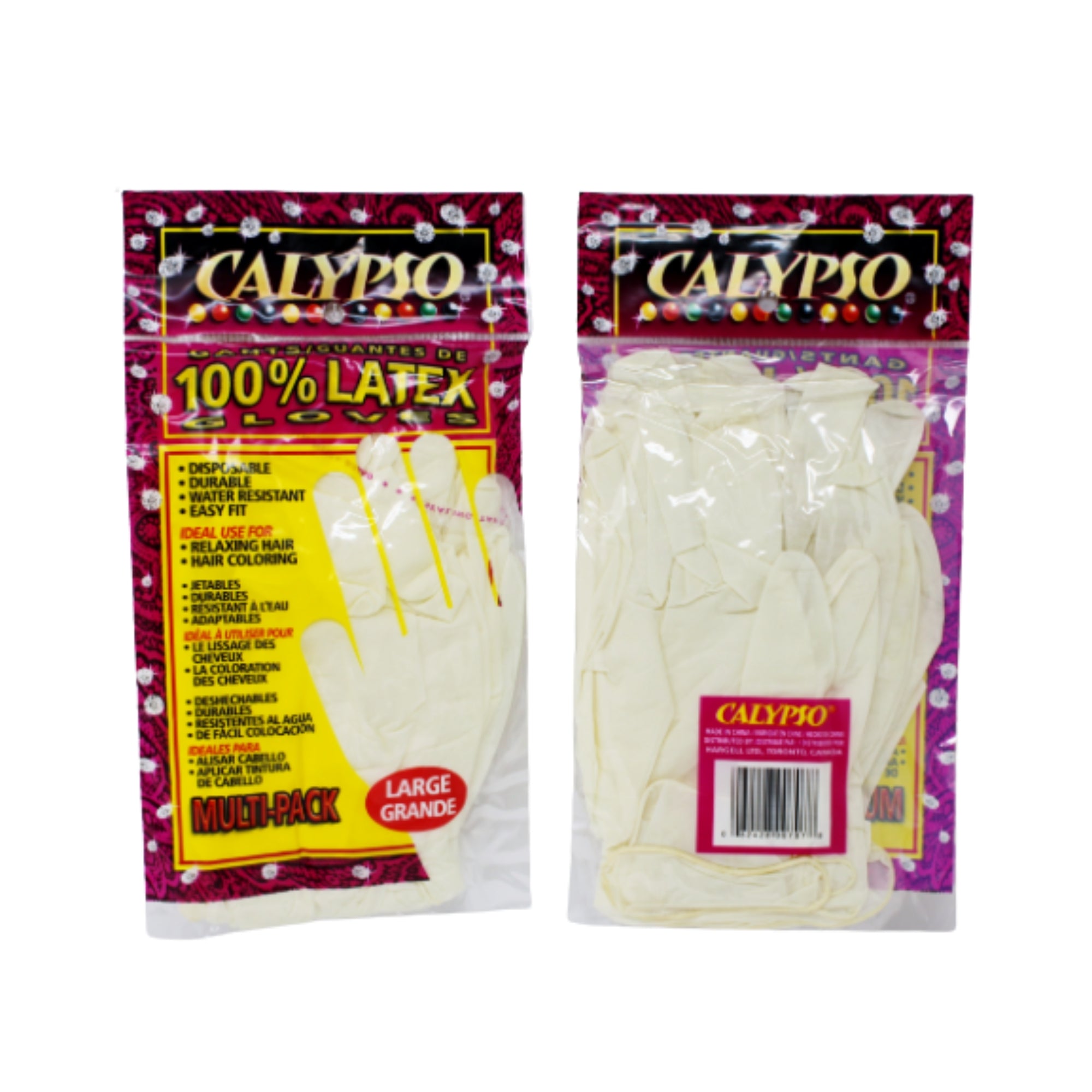 Calypso Plastic Gloves (10Pack) | Beauty Supply