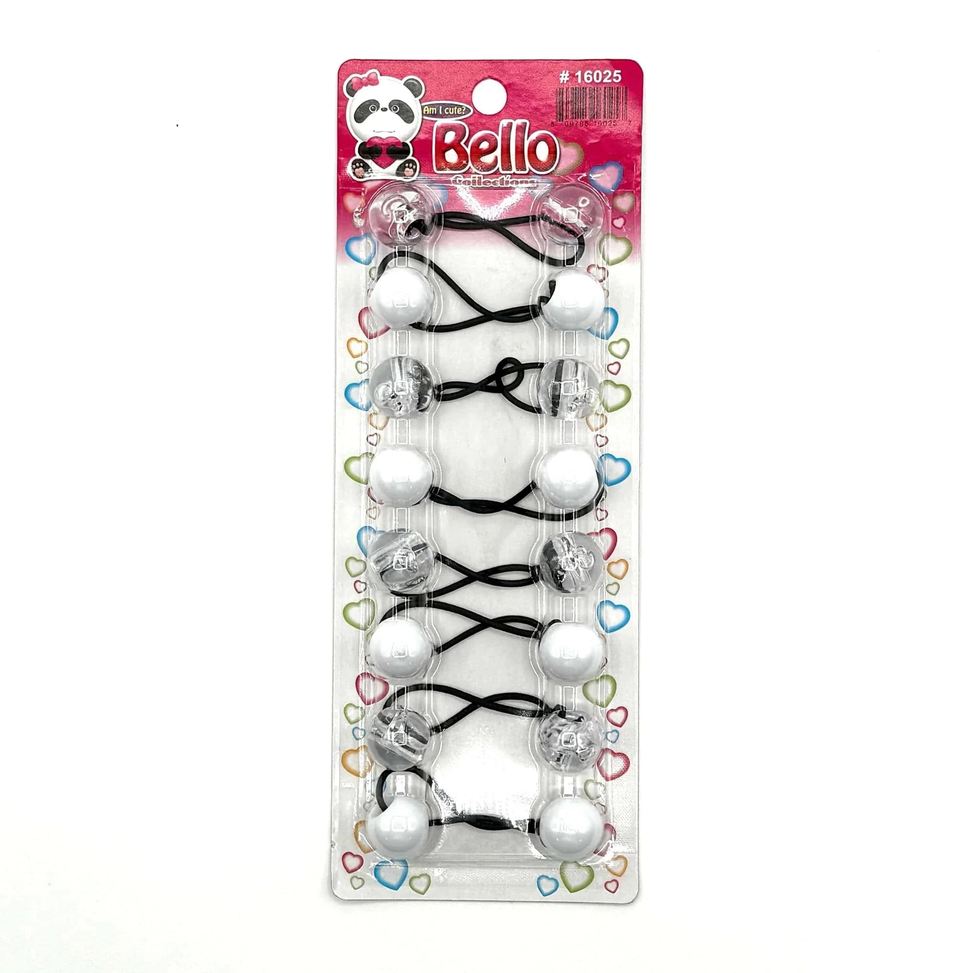 BELLO TWIN BALL PONYTAIL HOLDERS #16025