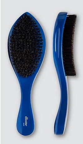 Diane Prestige 100% Medium Boar Bristle Curved Oval Wave Brush, D1727