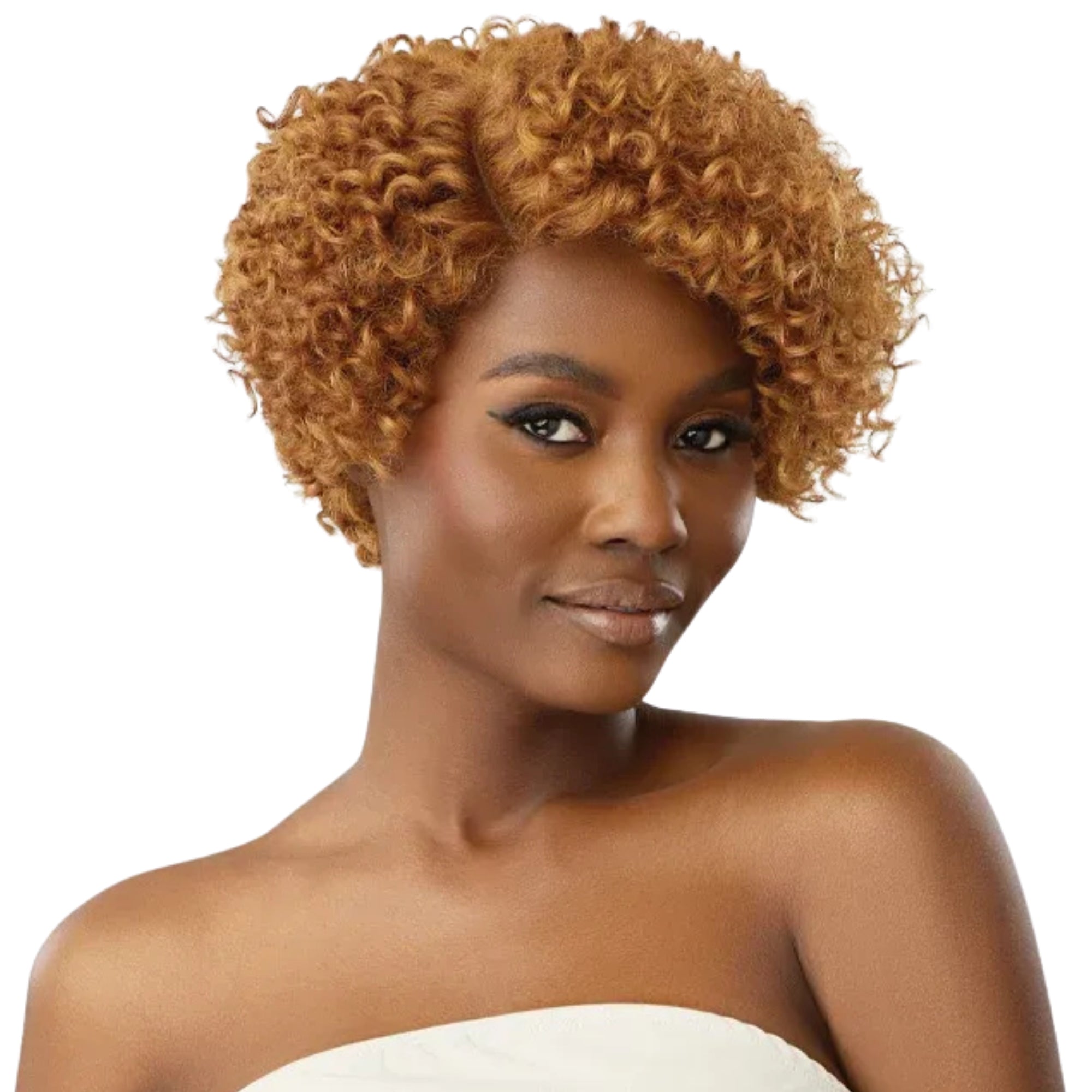 Curly Textured Pixie Lace Front Wig – 6"