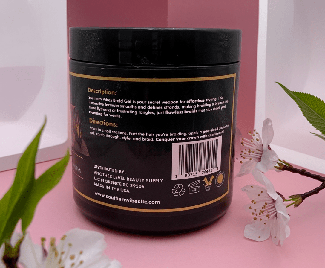 Southern Vibez Collection: Braid Gel 16oz.