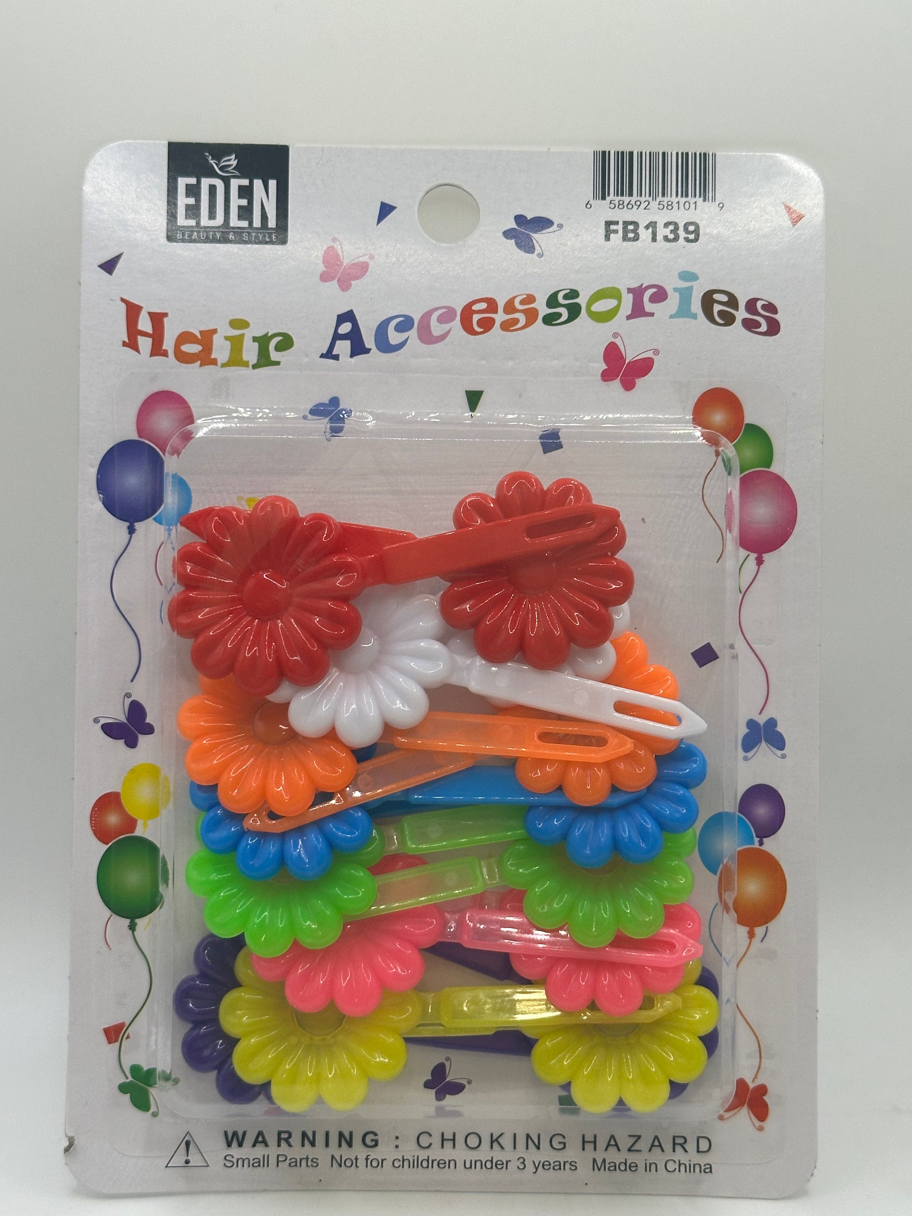 EDEN BARRETTES ASST #FB-139