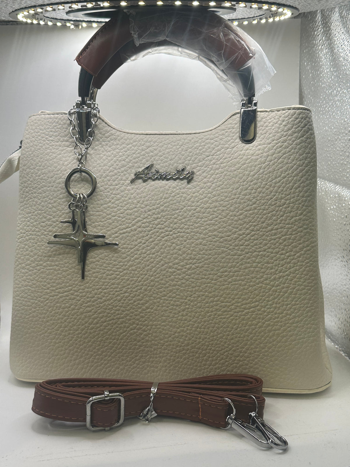 Aimily Creme Handbag